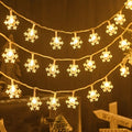 Cortina de Luzes LED Floco de Neve – 3 Metros